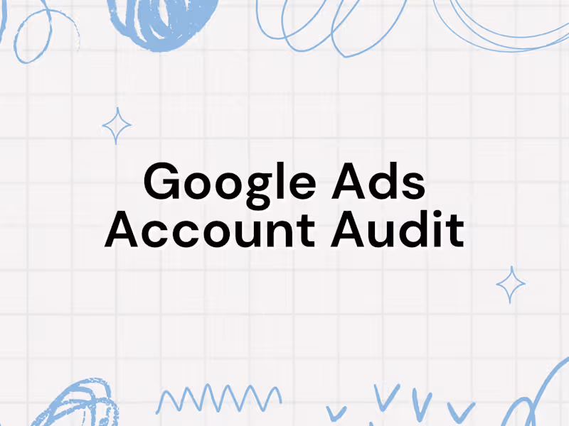 Cover image for Google Ads Account Audit
