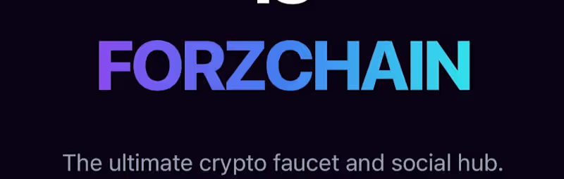 Cover image for Forzchain
Developed the user interface for