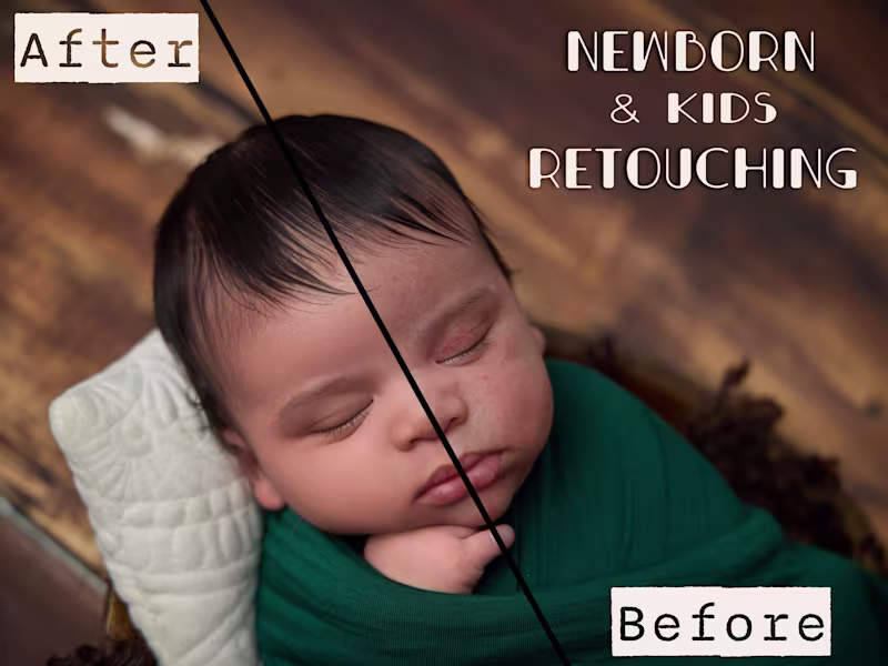 Cover image for Newborn composite with digital backdrop: