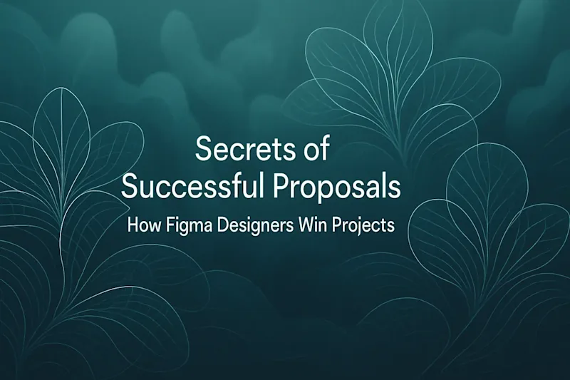 Cover image for Secrets of Successful Proposals: How Figma Designers Win Projects
