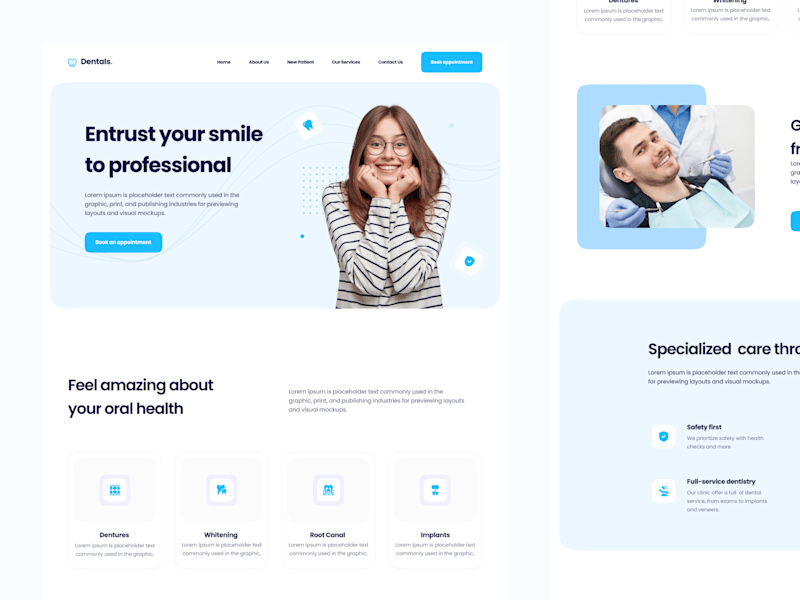 Cover image for Dentist Website Design Project