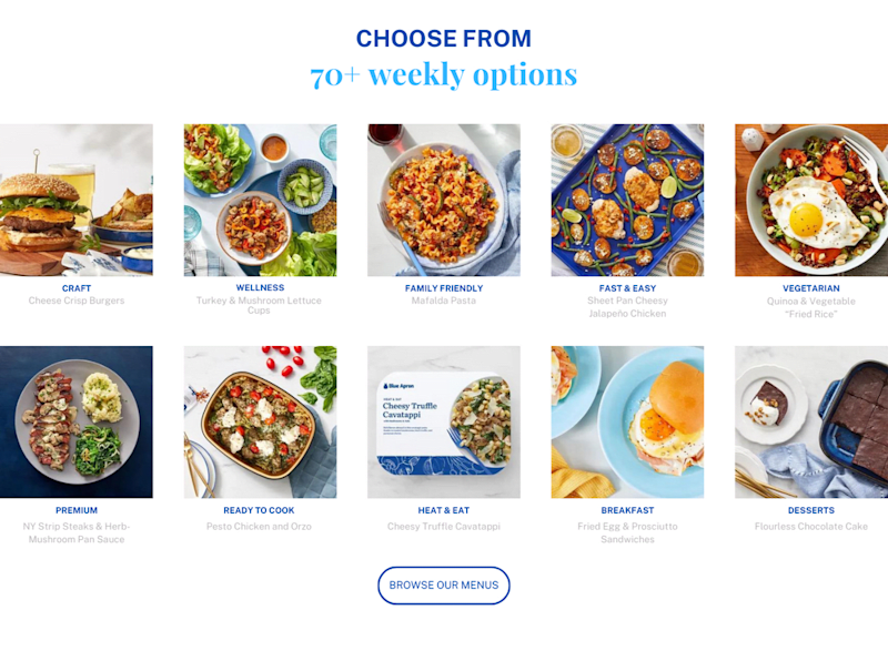 Cover image for Website Design For Blue Apron