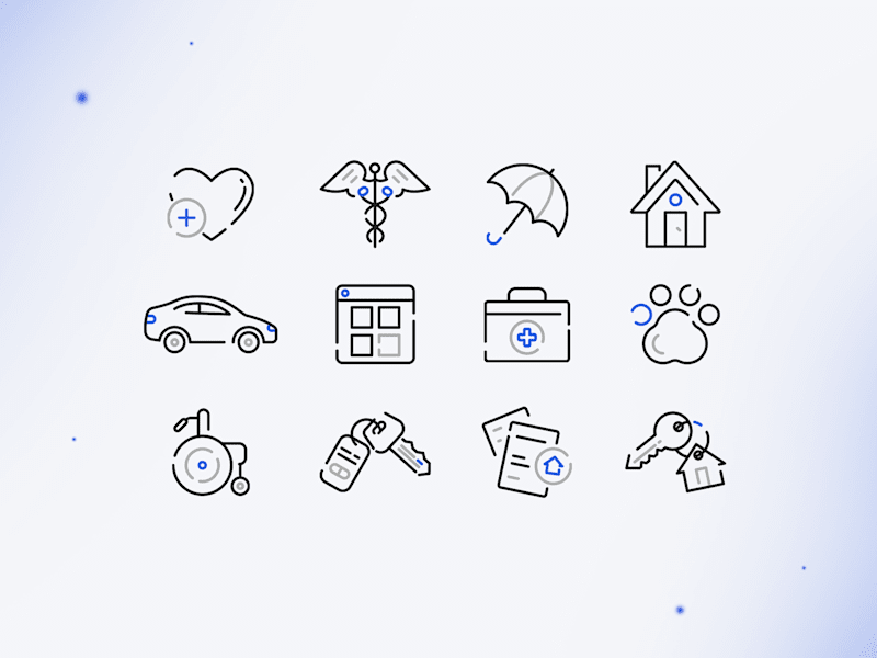 Cover image for Insurance Icons