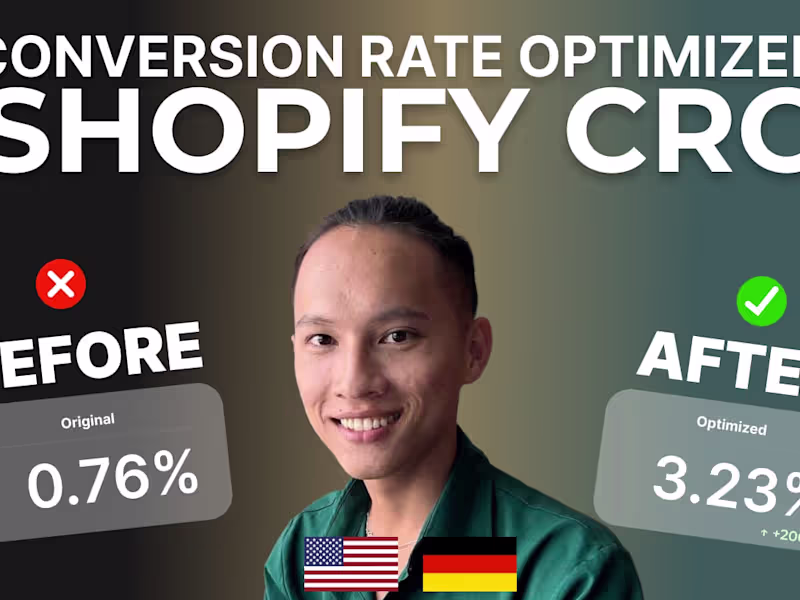 Cover image for Conversion CRO & UI UX Optimization