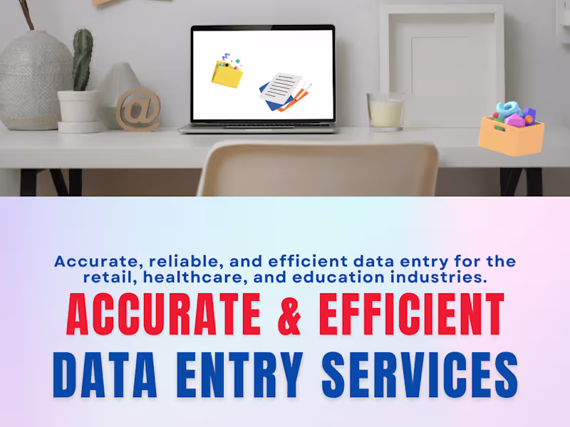 Cover image for Skilled Data Entry Specialist Committed to Accuracy & Efficiency