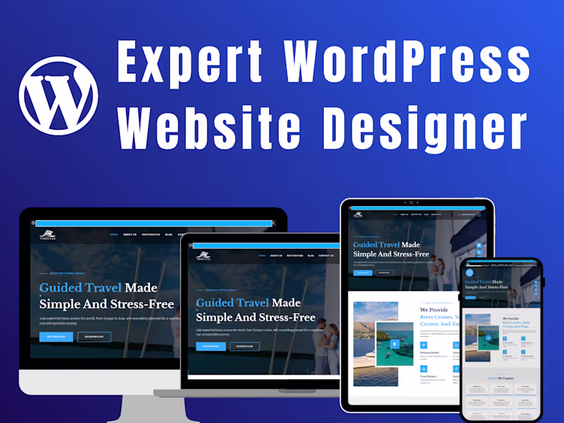 Cover image for I will design business and ecommerce wordpress website