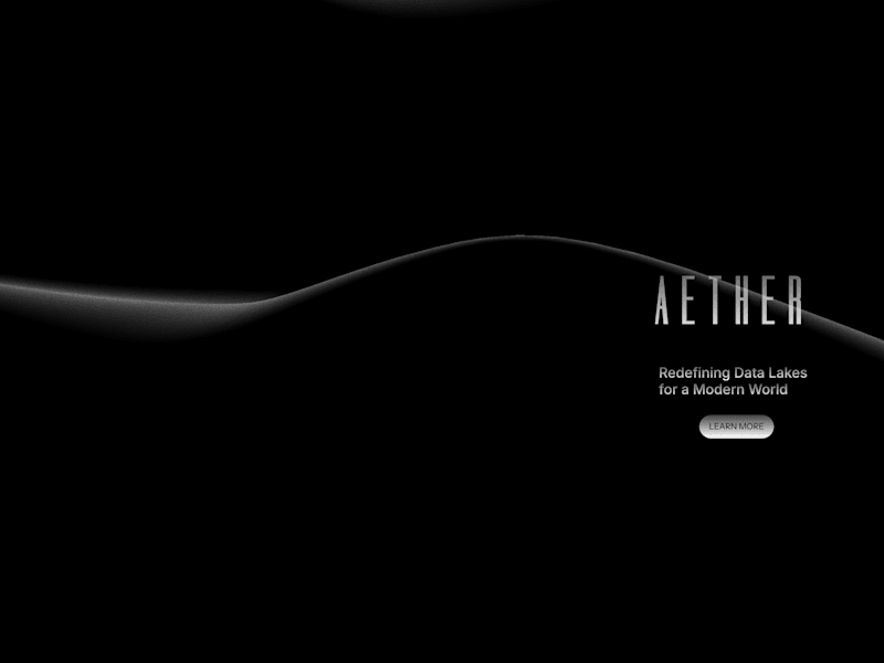 Cover image for AETHER - Landing Page for SaaS company