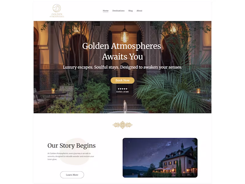Cover image for Golden Atmospheres: Luxury Travel & Wellness | Golden Atmospher…