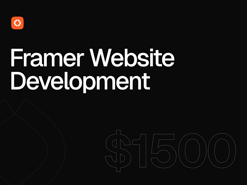 Cover image for Framer Website Development