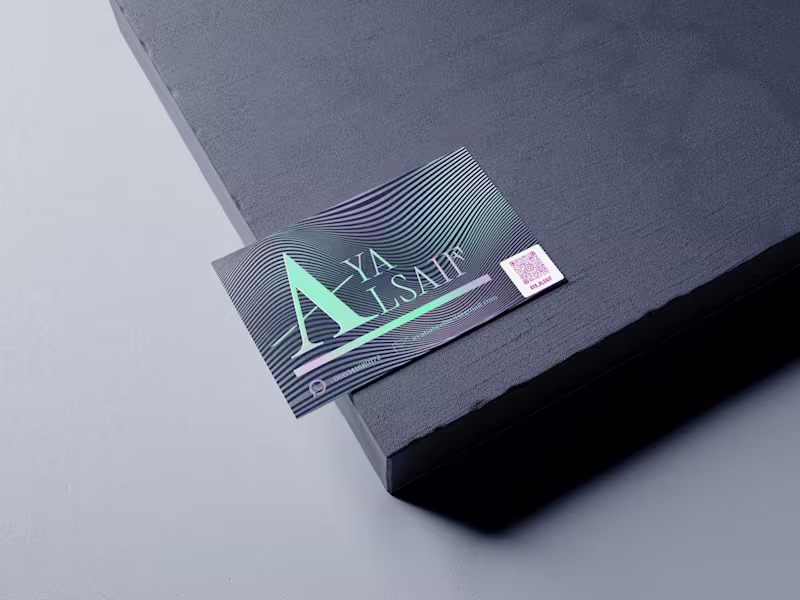 Cover image for client business card