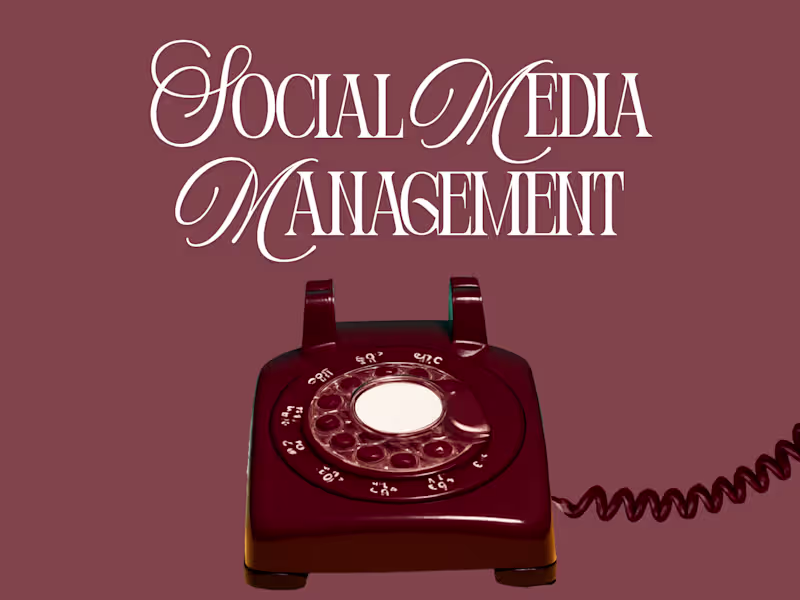 Cover image for Social Media Management 