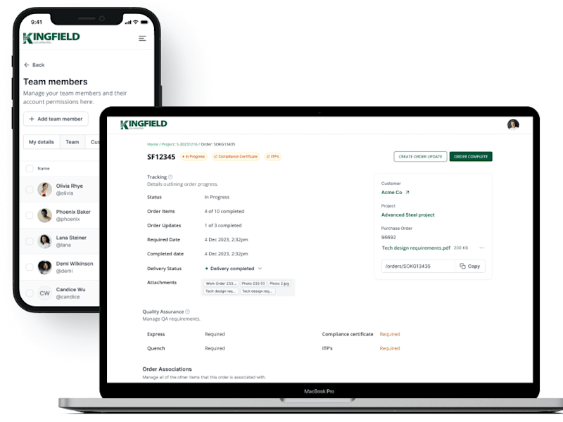 Cover image for Manufacturing Operations Web App