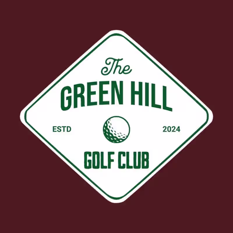 Cover image for Minimalist Golf Club Logo Logo Design Template