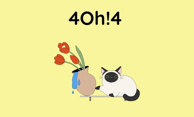 Cover image for The classic 404 Error — Simplifying the navigation with words