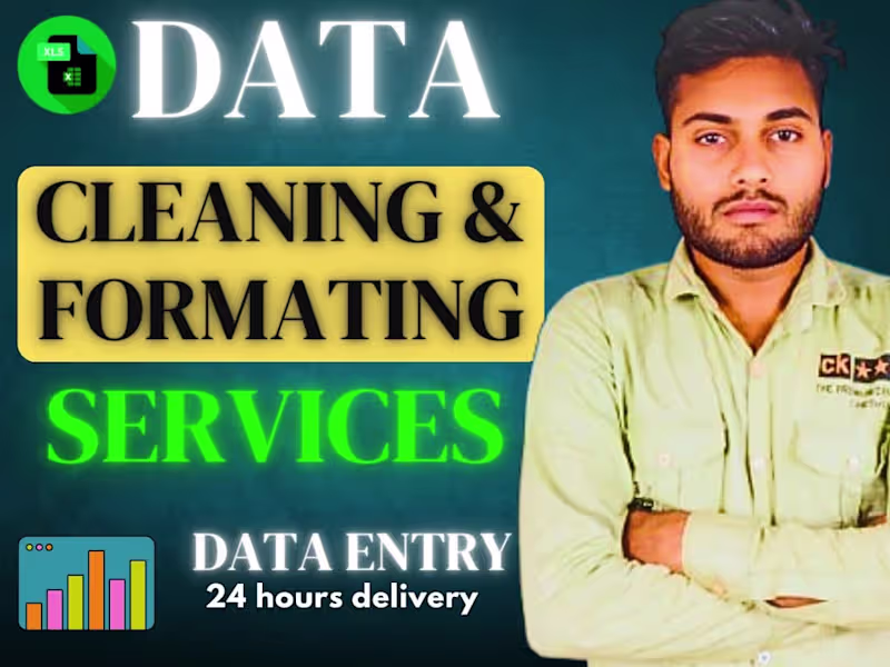 Cover image for I will clean, fix and automation large excel spreadsheet