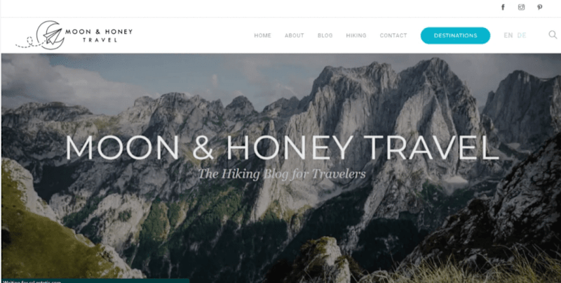 Cover image for Web Development for Moon & Honey Travels