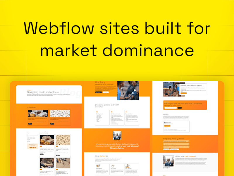 Cover image for Beautiful Webflow Websites for Market Dominance