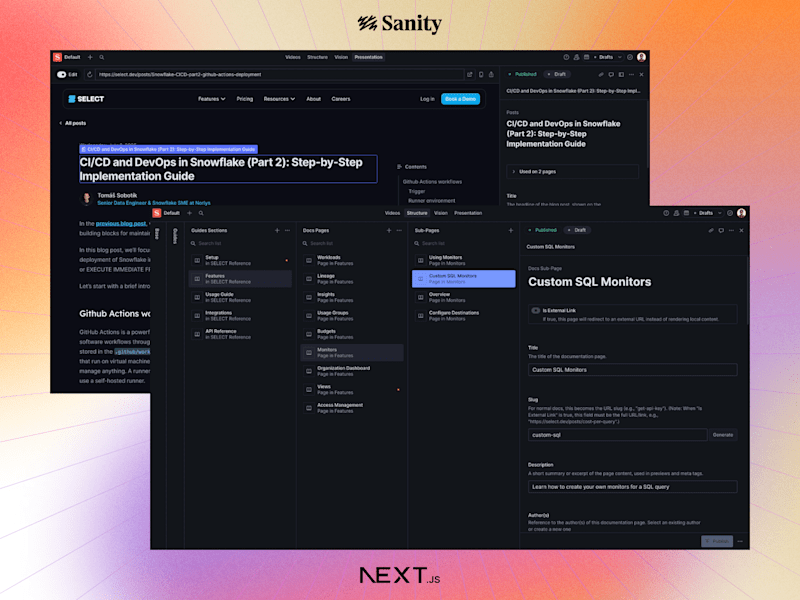 Cover image for Website Migration to Sanity CMS for SELECT