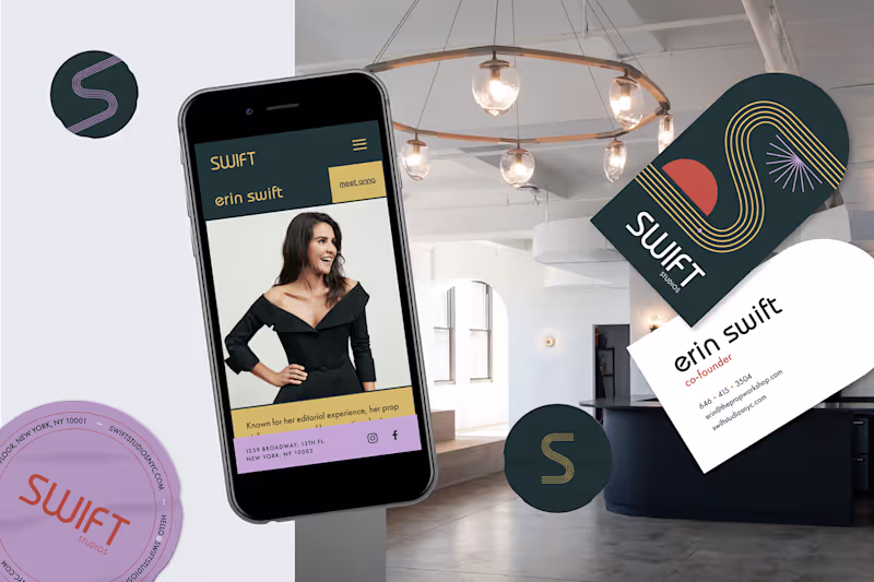 Cover image for Swift Studios Branding + Website Design