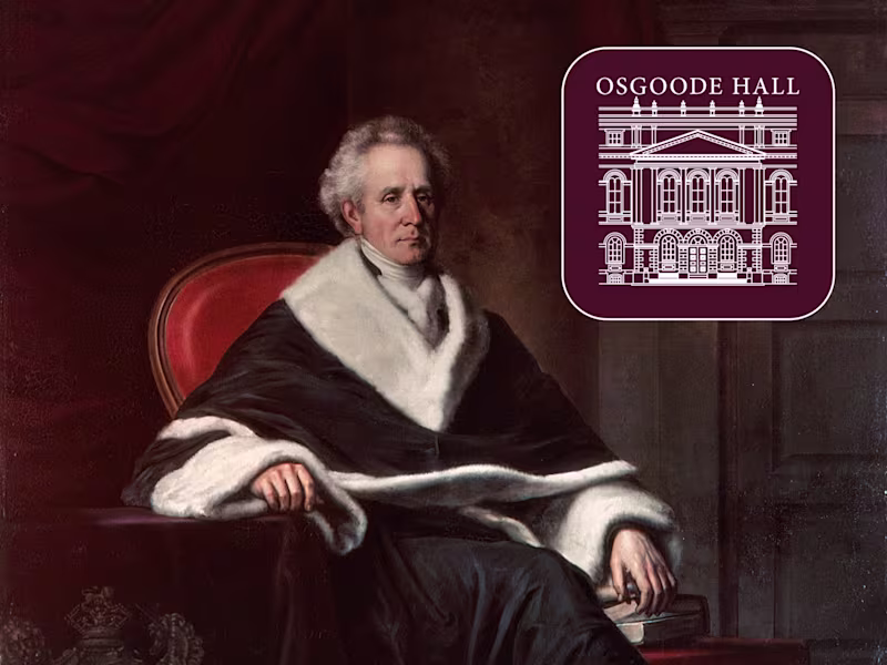 Cover image for App: Tour historic portrait collection at Osgoode Hall