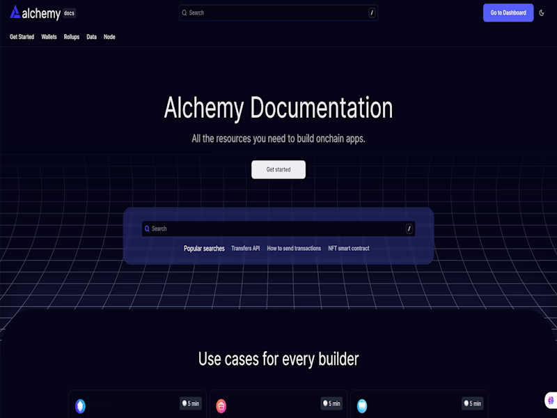 Cover image for Alchemy Developer Documentation: Simplified Web3 Integration