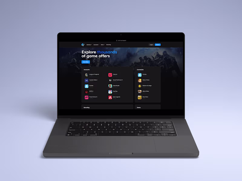 Cover image for Gaming Marketplace