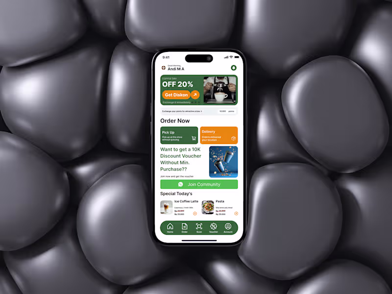 Cover image for Coffee Shop Mobile Apps Design