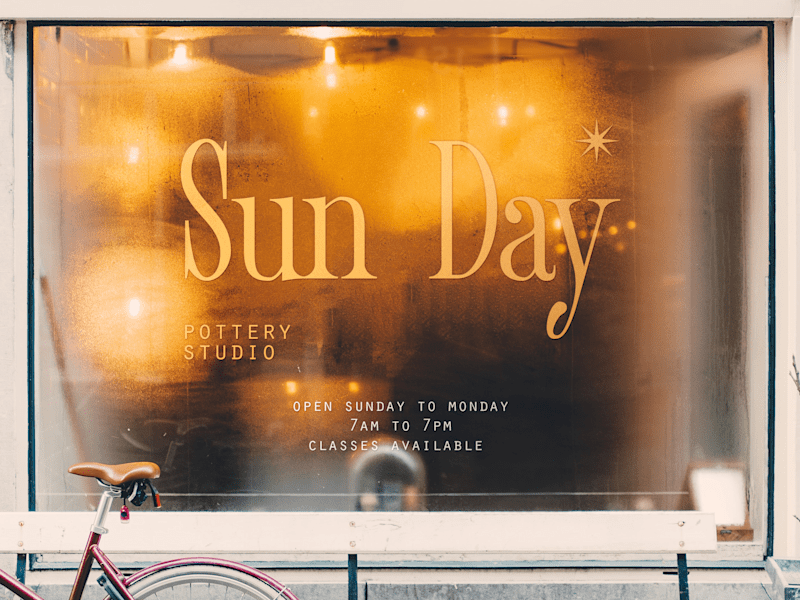 Cover image for Sun Day Pottery Studio (Brand & Web)