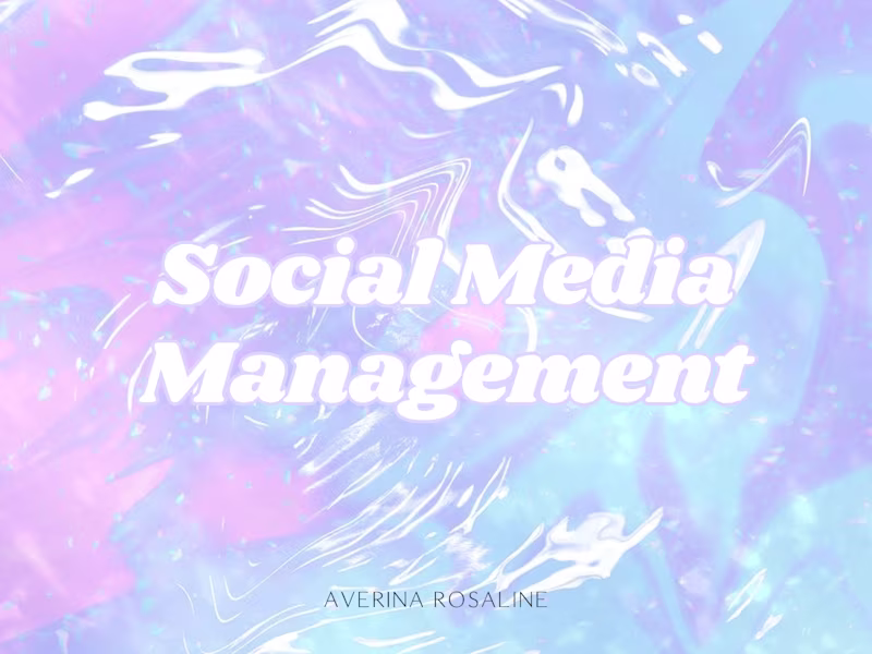 Cover image for Social Media Management
