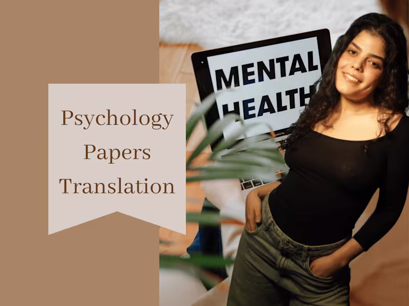 Cover image for Psychology Papers Translation