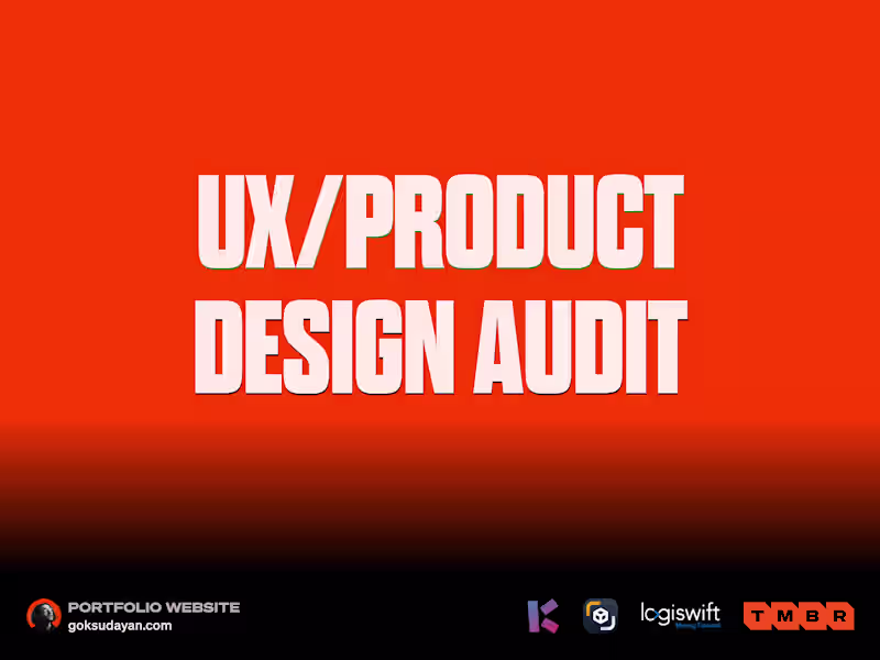 Cover image for Product and Website UI/UX/Product Audit