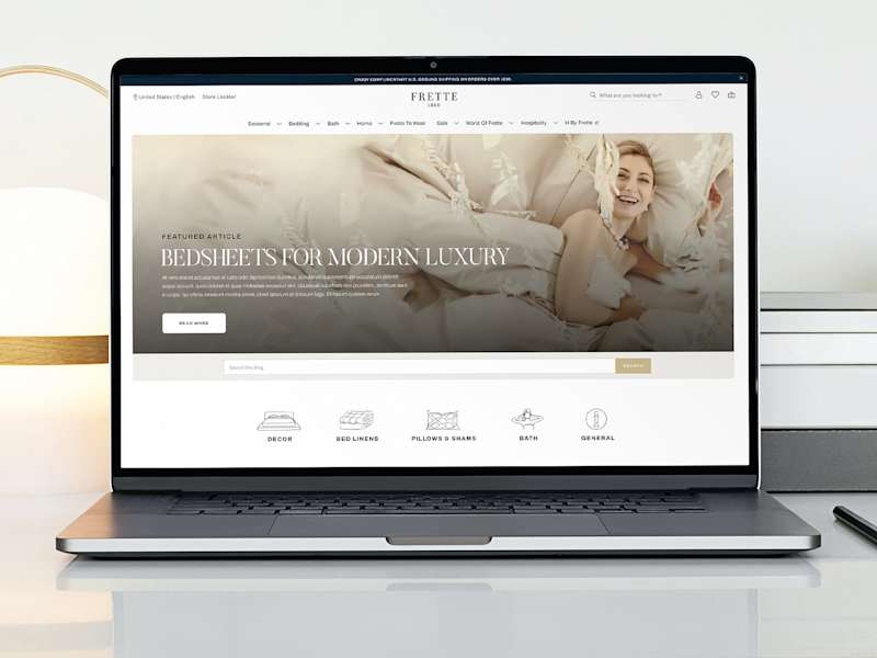 Cover image for Luxury Blog Redesign for Frette