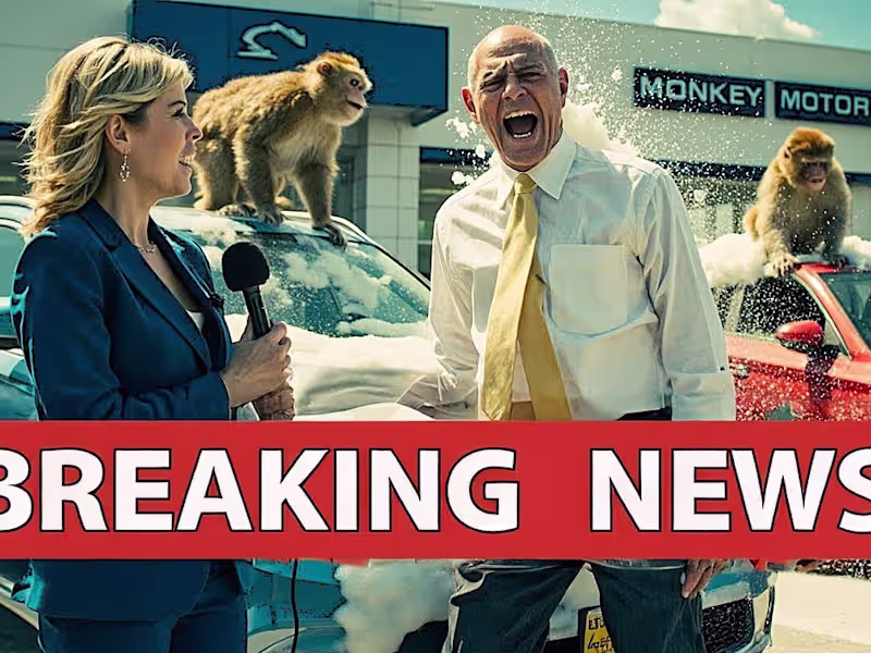 Cover image for MONKEY INFESTATION at Local Car Dealership - YouTube