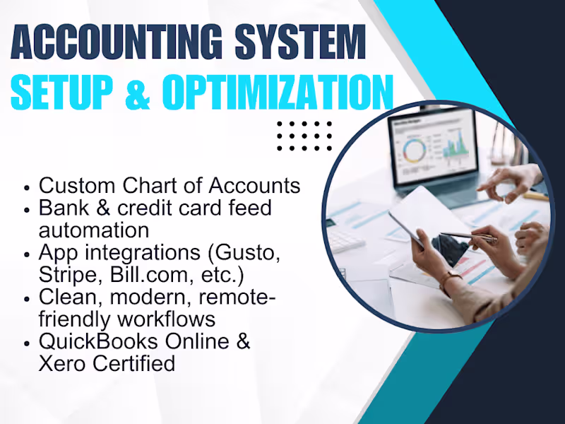 Cover image for Accounting System Setup & Optimization