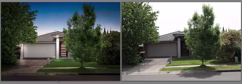 Cover image for Virtual twilight with Object Removals and lawn enhancements 😊