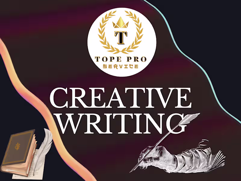 Cover image for Imaginative storyteller with keen eye for detail & adaptability