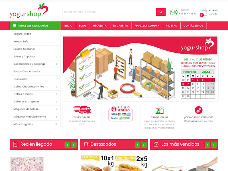 Cover image for Yogurshop.com - su proveedor digital de hostelería y restauraci…