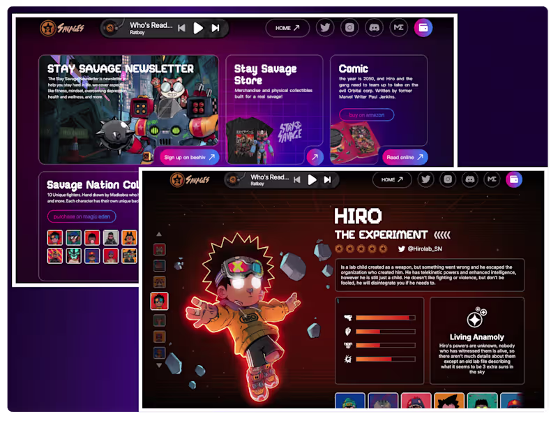 Cover image for Savage Nation: NFT World with Next.js