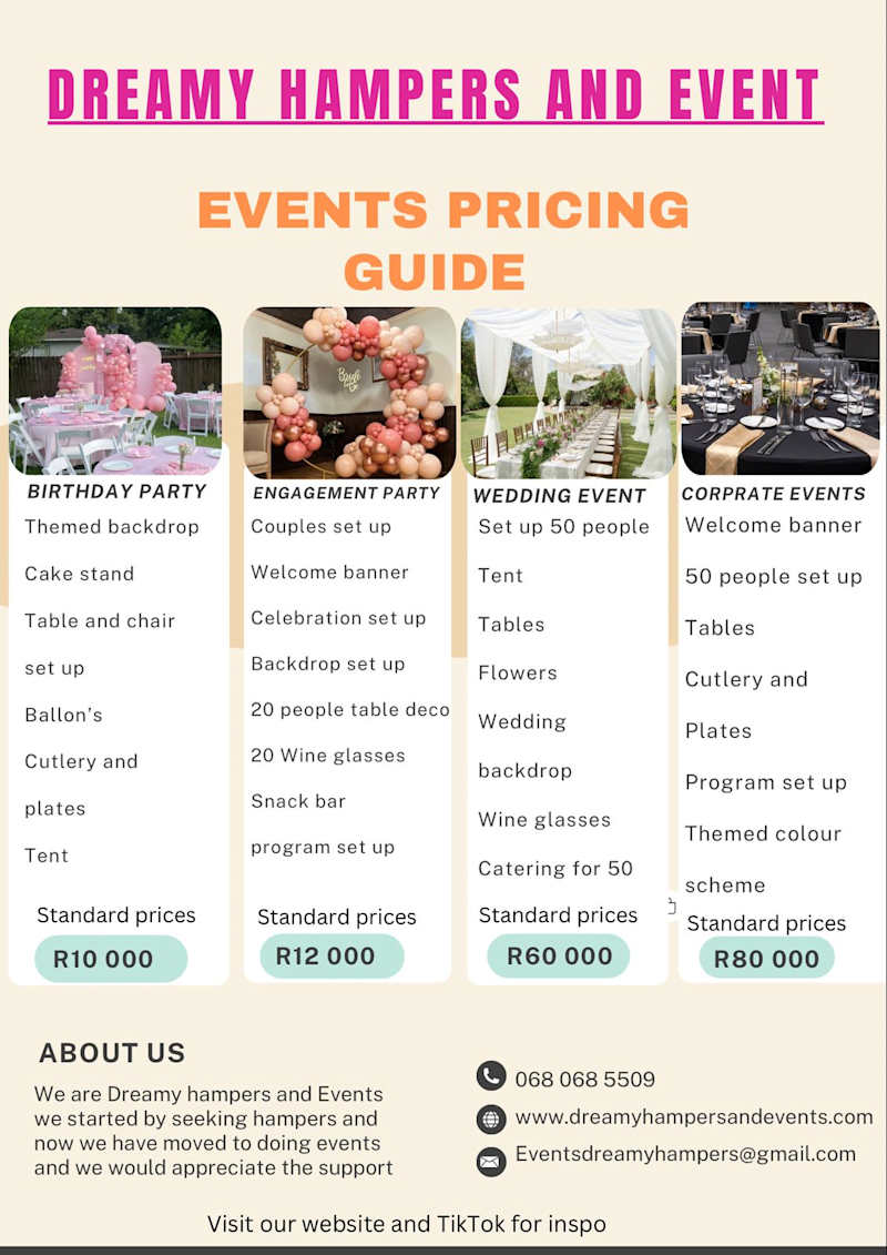 Cover image for Dreamy Catering Company