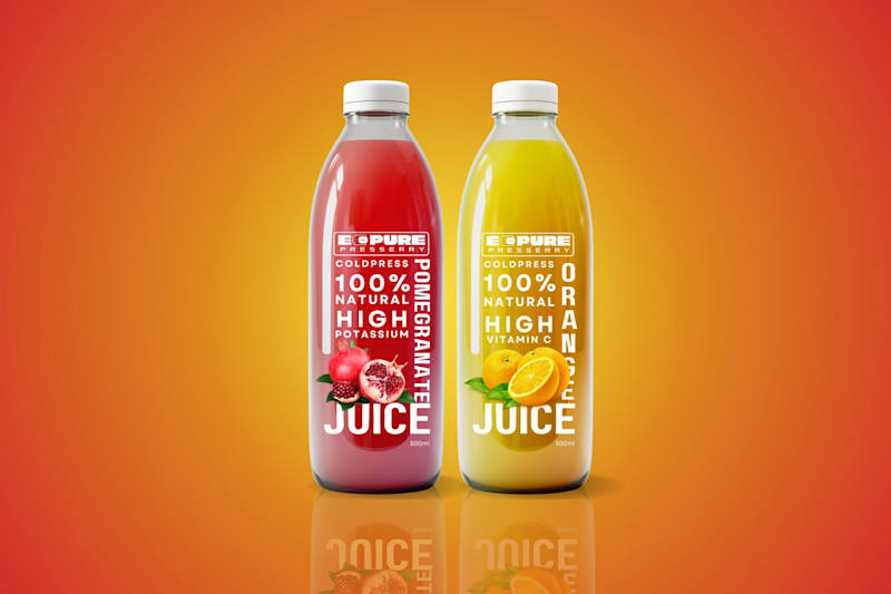 Cover image for ECOPURE PRESSERY :: Logo+Label design