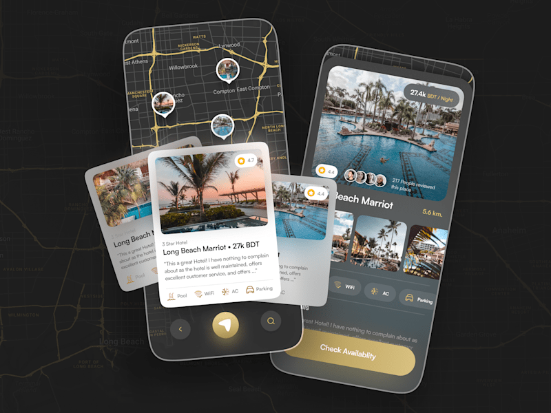 Cover image for Roaming Retreat: A Hotel Discovery App UI Design