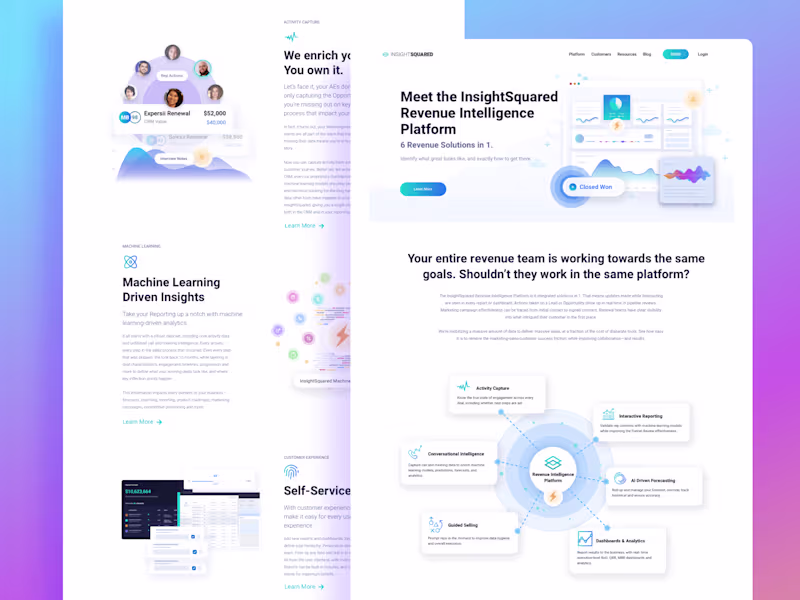 Cover image for Marketing Web Site Design
