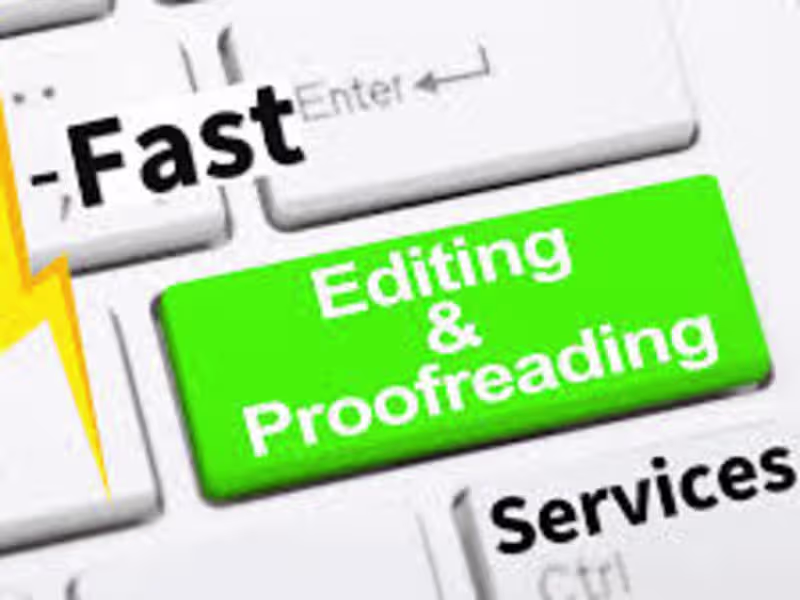 Cover image for Editing/Proofreading. Texts that "sound correct and natural."