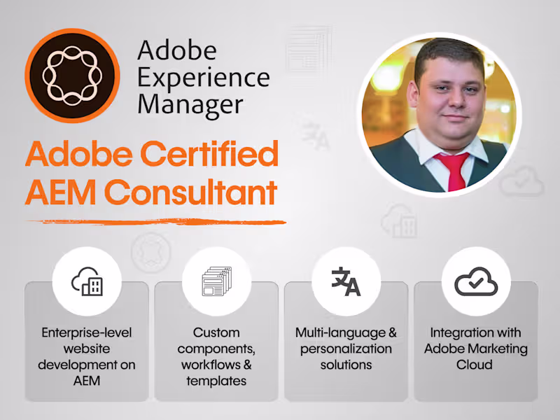 Cover image for Certified AEM Expert | Adobe Experience Manager Dev