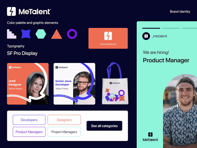 Cover image for MeTalent B2B Branding