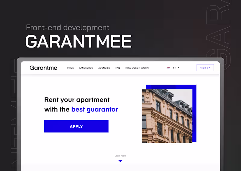 Cover image for Garantme provides rental guarantors services.