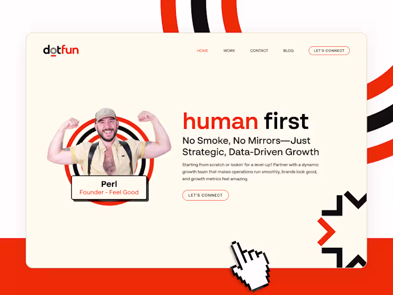 Cover image for DotFun - Creative Agency Website Re-design