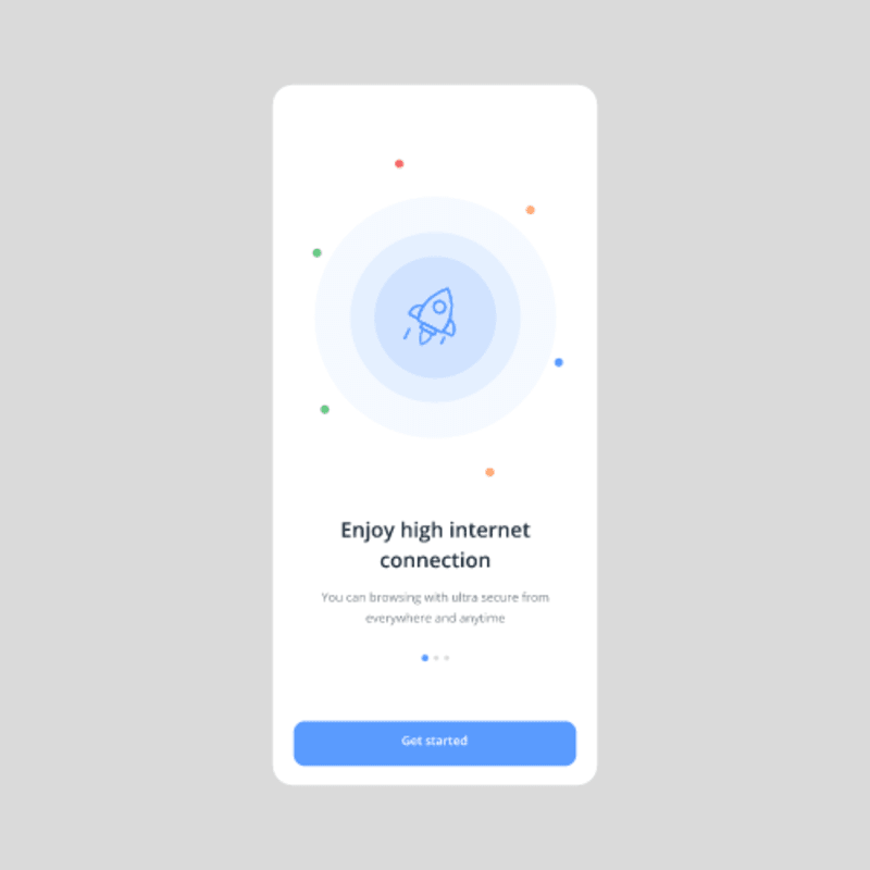 Cover image for VPN Rive animation for Mobile App