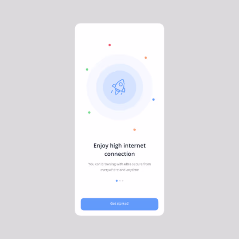 Cover image for VPN Rive animation for Mobile App