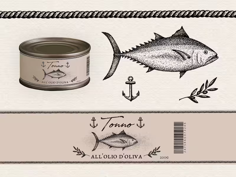 Cover image for VINTAGE RETRO LABEL & PACKAGING DESIGN